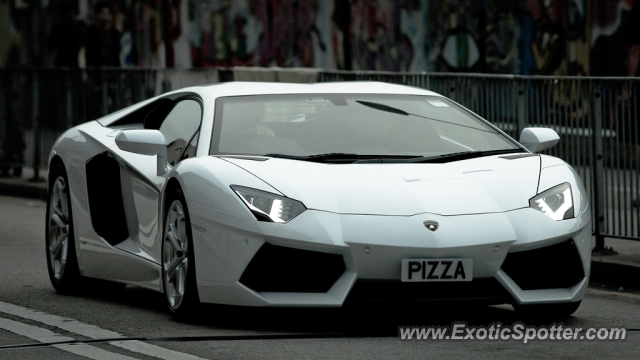 Lamborghini Aventador spotted in Hong Kong, China