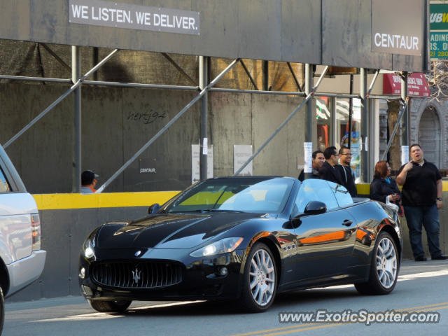 Maserati GranCabrio spotted in Chicago, Illinois