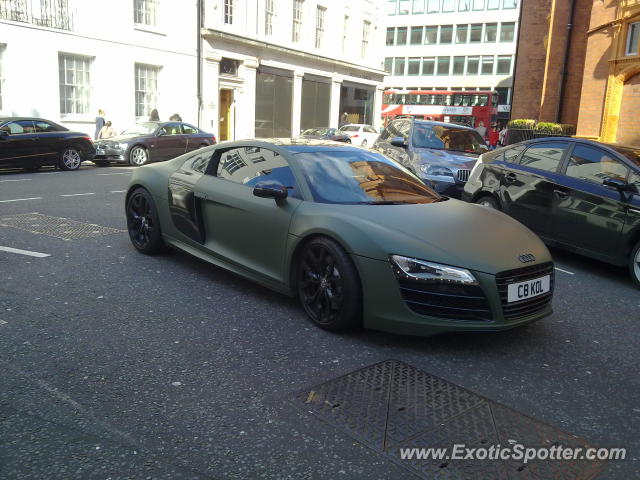 Audi R8 spotted in London, United Kingdom