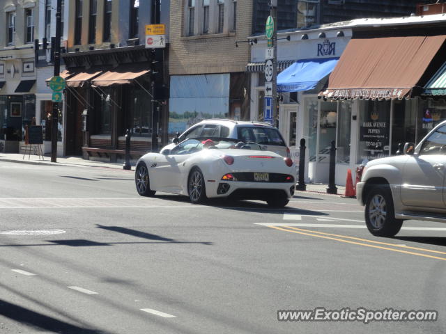 Ferrari California spotted in Red Bank, New Jersey