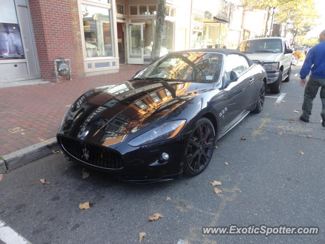 Maserati GranCabrio spotted in Red Bank, New Jersey