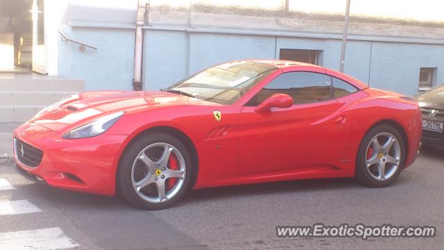 Ferrari California spotted in Bratislava, Slovakia