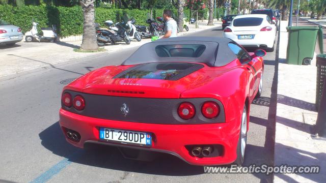 Ferrari 360 Modena spotted in San Benedetto, Italy