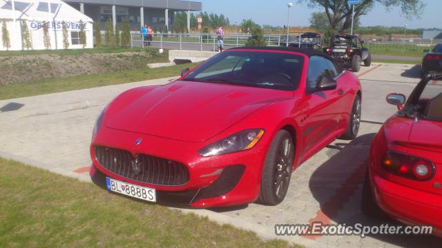 Maserati GranCabrio spotted in Orechová Potôň, Slovakia