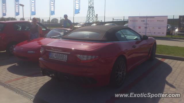 Maserati GranCabrio spotted in Orechová Potôň, Slovakia