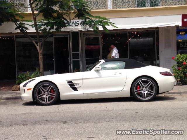 Mercedes SLS AMG spotted in Fort Lauderdale, Florida