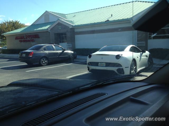 Ferrari California spotted in Boca Raton, Florida