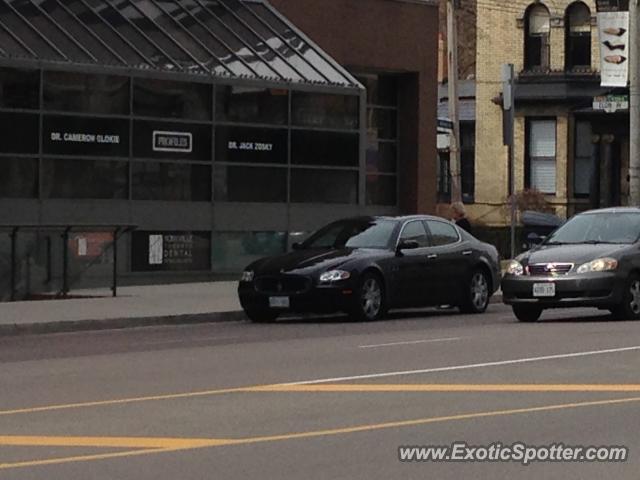 Maserati Quattroporte spotted in Toronto, Canada