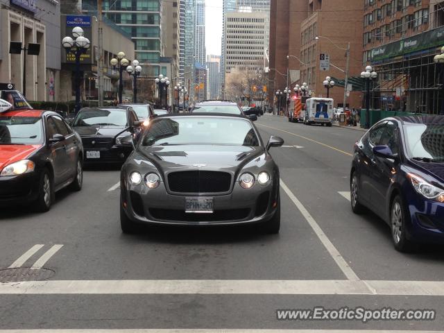 Bentley Continental spotted in Toronto, Canada