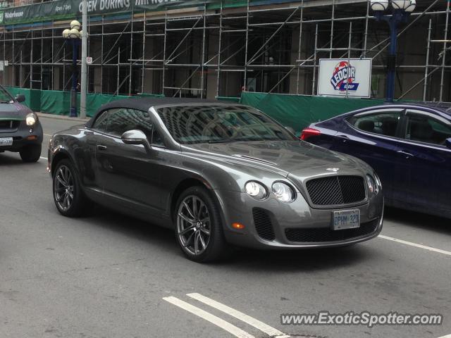 Bentley Continental spotted in Toronto, Canada