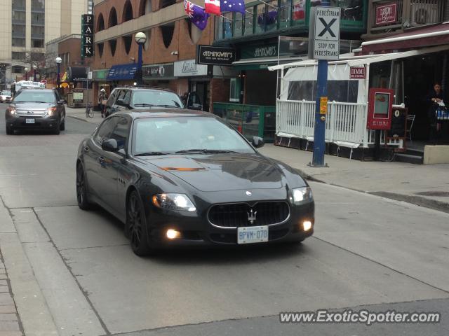 Maserati Quattroporte spotted in Toronto, Canada