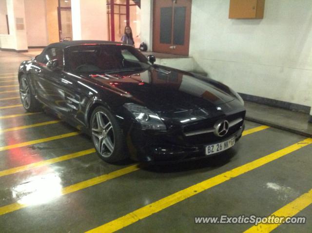 Mercedes SLS AMG spotted in Sandton, South Africa