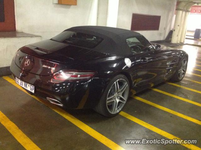 Mercedes SLS AMG spotted in Sandton, South Africa