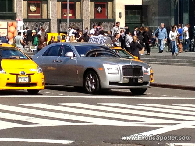 Rolls Royce Ghost spotted in Manhattan, New York