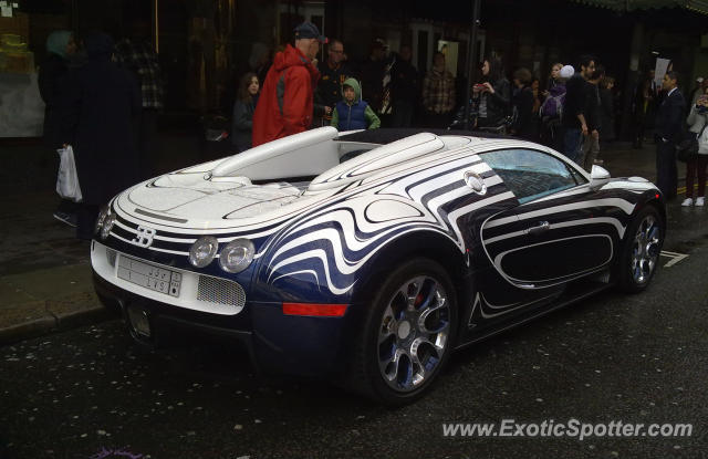 Bugatti Veyron spotted in London, United Kingdom