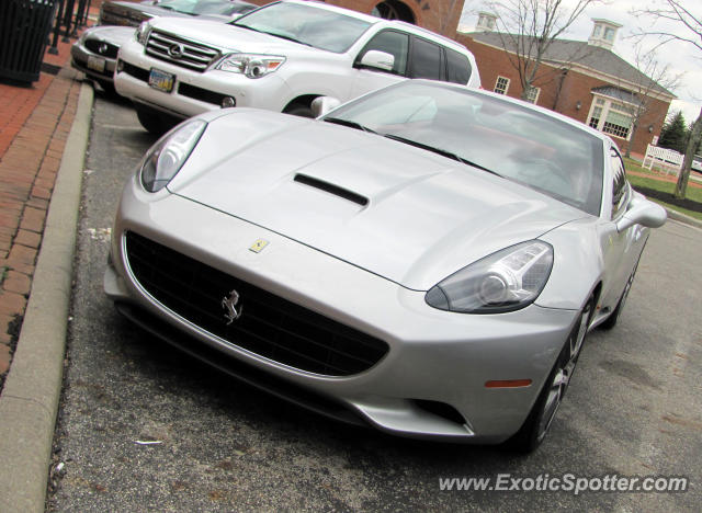 Ferrari California spotted in New Albany, Ohio