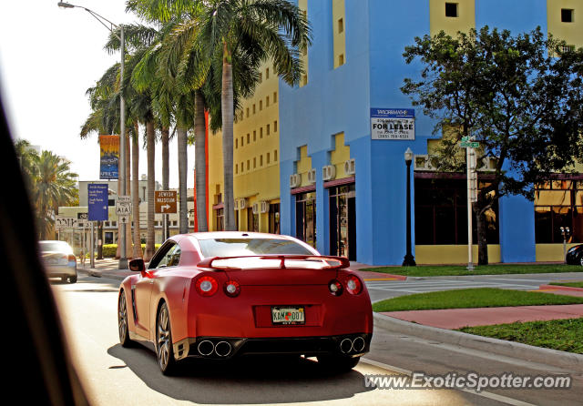 Nissan GT-R spotted in Miami, Florida