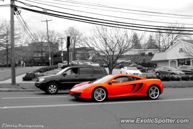 Mclaren MP4-12C spotted in Greenwich, Connecticut