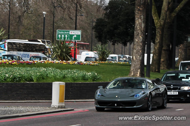 Ferrari 458 Italia spotted in London, United Kingdom