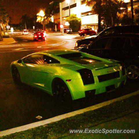 Lamborghini Gallardo spotted in Hollywood, Florida