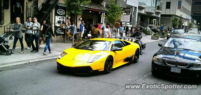 Lamborghini Murcielago spotted in Toronto, Ontario, Canada