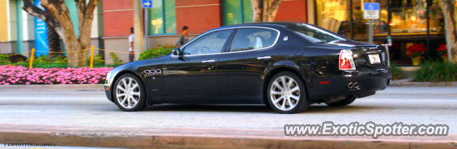 Maserati Quattroporte spotted in Coconut Grove, Florida