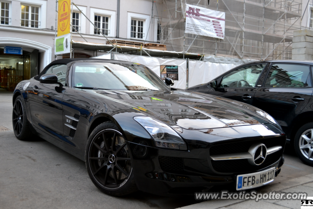 Mercedes SLS AMG spotted in Munich, Germany